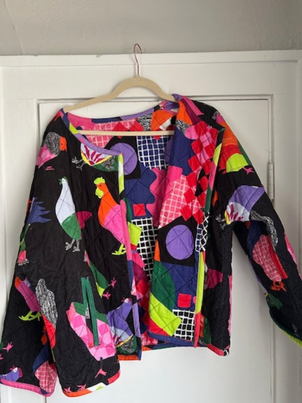 NWT *gorman* brand Spring Chicken reversible quilted jacket (AU 16/US 12)